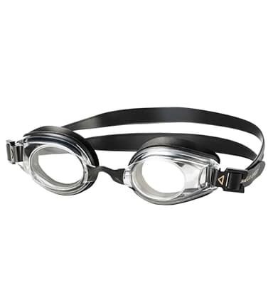Aqua Speed Lumina Schwimmbrille mit Sehstärke -3.5 kurzsichtig für Erwachsene Jugendliche | Schwimmbrillen Antibeschlag Training | UV Swimming Goggles | Wettkampf | Schwarz - Ungetönt