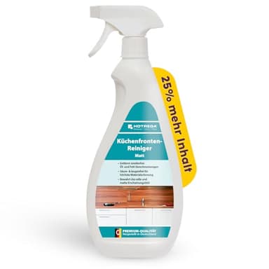HOTREGA Küchenfronten Reiniger Matt 750 ml | Für matte Küchenfronten und empfindliche Oberflächen | Entfernt Fingerabdrücke & Alltagsschmutz