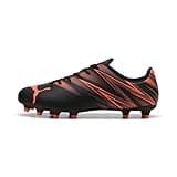 PUMA Herren ATTACANTO FG/AG Fussballschuh, Black-Glowing RED, 43 EU