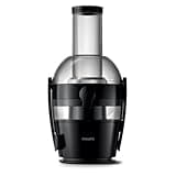 Philips 3000 Series Entsafter - 800W Leistung, QuickClean Technologie, XL 75mm Einfüllschacht, 2L Saftkapazität, Einfach zu Montieren & Spülen, Frischer Saft ohne Fruchtfleisch (HR1856/70)