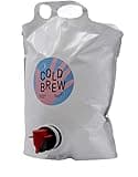 3 Liter Good Spirits Bio Cold Brew Coffee Pure Black Ethiopia Kaffee Kaltgetränk aus Spezialitätenkaffee Stand Up Pouch mit Zapfhahn für lange Haltbarkeit und Geschmack