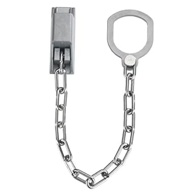 Maximex Türgriff-Kette abschließbar, kein Anbohren notwendig, optimaler Schutz für Haushund Eingangstüren, einfachste Anwendung, auch für Metallkunde Glastüren geeignet