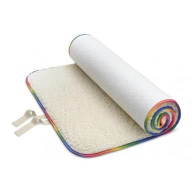 Bausinger Yogamatte Rainbow, 20mm Florhöhe (natur, 90 x 200 cm)