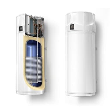 Kompakte wandhängende Brauchwasserwärmepumpe 150 Liter Wärmepumpe Warmwasser Trinkwasser Tesy HPWH 3.2