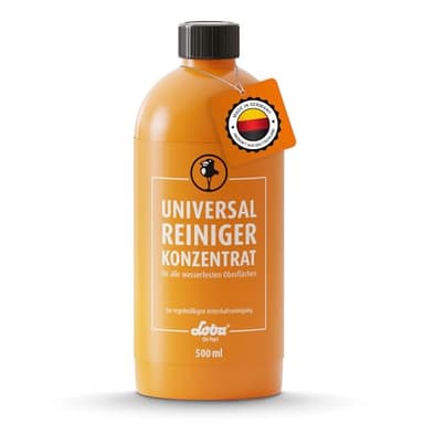 LOBA Universalreiniger 500 ml Konzentrat für 50L - Für Böden & Oberflächen aus Holz, Kork, Vinyl, Laminat - pH-neutral & Schlierenfrei, Schnell trocknend - Reinigungsmittel zur Verdünnung