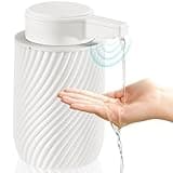 Seifenspender Automatisch 300ml Elektrischer Automatic Soap Dispenser mit Sensor, No Touch Automatischer Seifenspender mit USB Aufladung für Bad, Küche, Toilette Weiß