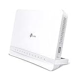 TP-Link VX231v Wi-Fi 6 VDSL Modem Router, VDSL2 35b 300 Mbit/s, 4× Gigabit-Ports, AX1800 Dual-Band WLAN, Unterstützt Telekom, O2, 1&1, nicht Vodafone MIC, nur für Deutschland