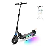 E-RIDES E Scooter Kinder,LED-Anzeige,Faltbarer und Höhenverstellbar Elektroroller für Kinder von 8-16 Jahren,Max Reichweite 20KM,Max 20KM/H,Elektroscooter Geschenk für Kinder und Jugendliche Keine ABE
