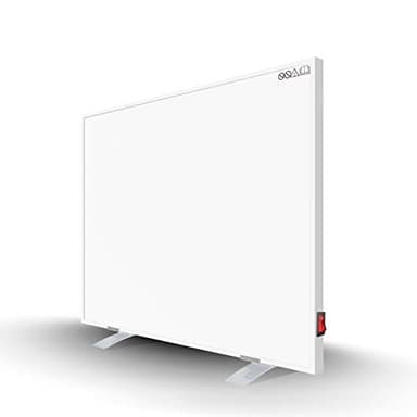 Byecold Infrarotheizung Standgerät Standfüßen 300 Watt, Infrarot Elektroheizung, Heizkörper Heizplatte Heizpaneel, Energiesparend Überhitzungsschutz