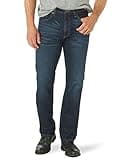 Wrangler Herren Free-to-Stretch Regular Fit Jeans, Geschwärztes Indigo, 38W / 30L