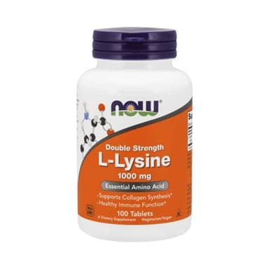 Now Foods - L-Lysin 1000mg - 100 Tabletten - 1 x 100 Tabletten