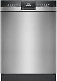 Siemens SN43ES02AE Geschirrspüler iQ300, unterbaufähige Spülmaschine mit Besteckkorb, 60 cm, Home Connect mit Sprachsteuerung, varioSpeed Plus, flexKörbe, Edelstahl