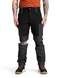 RevolutionRace Herren RVRC GP Pro Zip Off Pants, strapazierfähige, belüftete und wandelbare Hose für alle Outdoor-Aktivitäten, Jet Black, S