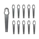 Metallmesser für Rasentrimmer, 10 Stück ZoneYan Rasentrimmer Klingen Metall, Replacement Blades for Grass Trimmer Ersatzmesser