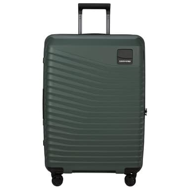 Samsonite Intuo - Spinner M, Erweiterbarer Koffer, 69 cm, 79/87 L, Grün (Olive Green)
