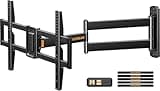 Perlegear TV Wandhalterung mit 822mm Langem Arm Wandhalterung Fernseher für 32-75 Zoll LCD/LED/OLED Fernseher, Schwenkbarer Gelenkarm 180° Drehbare, Ecke TV Halterung Max. VESA 600x400mm bis zu 45KG