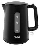Tefal KO2008 Wasserkocher Principio Select | 2400 Watt | 1,7L Wassertank | Automatischer Ein-/Ausschalter | Antikalk-Filter | schwarz Matt