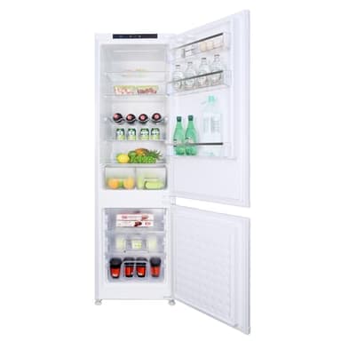 magictec Einbaukühlschrank mit Gefrierfach | 177 cm | 248L (186L/62L) | No Frost | Kühl-Gefrierkombination mit austauschbaren Türscharnieren |
