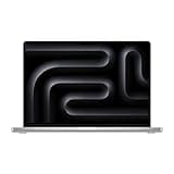 Apple 2023 MacBook Pro Laptop M3 Pro Chip mit 12‑Core CPU, 18‑Core GPU: 16,2" Liquid Retina XDR Display, 18 GB gemeinsamer Arbeitsspeicher, 512 GB SSD Speicher. Funktioniert mit iPhone/iPad, Silber