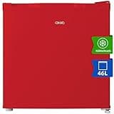 CHIQ Mini Bar Kühlschrank 46 L, Mini Kühlschrank Table Top, 49,6 x 47,4 x 44,7 cm (HxBxT), E Energieverbrauch 80 kWh/Jahr,Sehr Leise 39dB, Rot