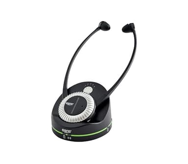 TV-Funkkopfhörer Earis Premium, Hörverstärkung bis zu 120 dB(A), Hörhilfe