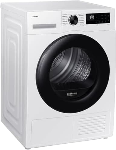 Samsung Wärmepumpentrockner, DV5000D, 9 kg, EEK: C, AI Wäschetrockner mit WiFi-SmartThings-App, Hygiene-Programm, Air Refresh, Knitterschutz, DV90DG52A0AEEG