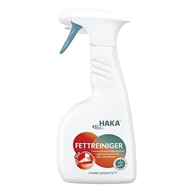 HAKA Fettreiniger Spray, 500 ml, Fettlöser für Küche, gegen Eingebranntes & Fett, ideal für Grill, Backofen & Dunstabzugshaube, vegan, materialschonend, ohne aggressive Chemie