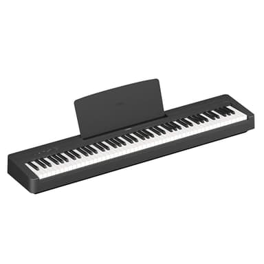 YAMAHA P-145BT Digitalpiano – Integriertes Bluetooth-Audio, tragbares 88-Tasten-Klavier mit Graded-Hammer-Compact-Tastatur, realistisches Spielgefühl und 10 hochwertige Klangfarben – Schwarz