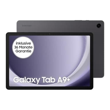 Samsung Galaxy Tab A9+ Wi-Fi Android-Tablet, 64 GB Speicherplatz, Großes Display, 3D-Sound, Simlockfrei ohne Vertrag, Graphite, Inkl. 3 Jahre Herstellergarantie [Exklusiv bei Amazon]
