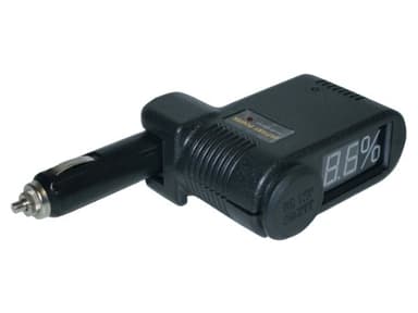 EUFAB 16620 Batterie-Tester, Digital, 12 V, Schwarz
