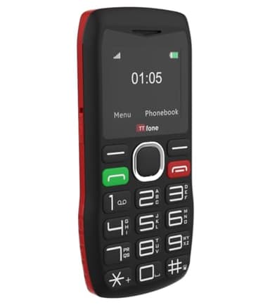TTfone Seniorenfreundliches Mobiltelefon mit großen Tasten und Notfallknopf, TT880 (mit USB-Kabel)