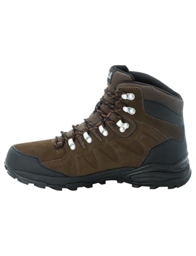Jack Wolfskin Herren Refugio Texapore Mid M Walking Schuh, Brown Phantom, 44.5 EU