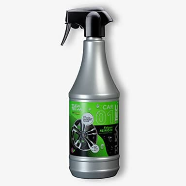 TUGA TEC Felgenreiniger Premium 1L – ph-neutral, stark gegen Bremsstaub & Verschmutzungen – Wirkindikator – Für Alufelgen, Stahlfelgen & Chrom – Made in Germany