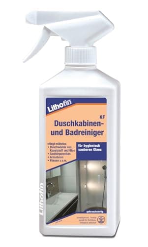 Lithofin KF Duschkabinen- und Badreiniger für alle keramischen Beläge, 500ml