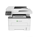 Lexmark MB2236i 3-in-1 Monolaser-Multifunktionsgerät (Drucker, Kopierer, Scanner, WLAN, Netwerkanschluß, bis zu 34 S./Min, autom. beidseitiger Druck, 7,2 cm-Touchscreen) weiß, grau