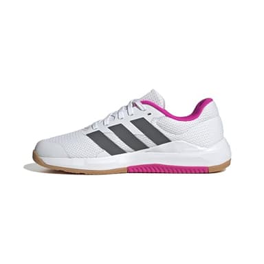 Adidas Damen Dropset Base Training Shoes, Cloud White/Grey Five/Shock Pink, 39 1/3 EU