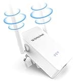 WONLINK WLAN Verstärker, 300Mbit/s WLAN Repeater mit Ethernet-Anschlussvon Single Band WiFi Booster mit WPS, Kompatibel Allen WiFi Geräten, WiFi Verstärker von Repeater/AP/Router Modus, EU Plug