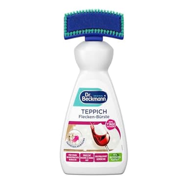 Dr. Beckmann Teppich Flecken-Bürste | Teppichreiniger zur Entfernung selbst hartnäckiger Flecken und Gerüche | inkl. Bürstenapplikator | 650 ml