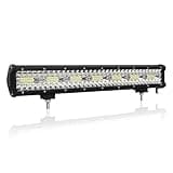 Willpower 20 Zoll 51CM 420W Led Arbeitsscheinwerfer Bar Led Scheinwerfer 12V 24V Wasserdicht Flutlicht Spot Combo Led Bar für Offroad Auto Traktor Zusatzscheinwerfer Rückfahrscheinwerfer Lightbar