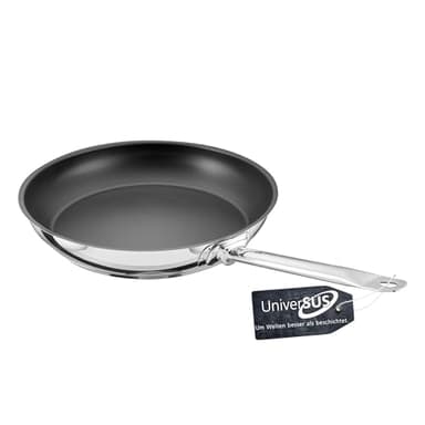 GastroSUS Industar PLUS Bratpfanne mit UniverSUS Oberflächenstruktur, ohne PFAS/PTFE, 163150-32, Edelstahlpfanne Induktion, 32 cm