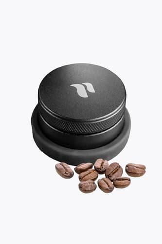 roastmarket Espresso Leveler 58mm | Höhenverstellbarer Kaffeeverteiler aus Edelstahl | Barista Zubehör für Siebträgermaschine | inkl. Silikonablage | Ideal für gleichmäßige Espresso-Extraktion