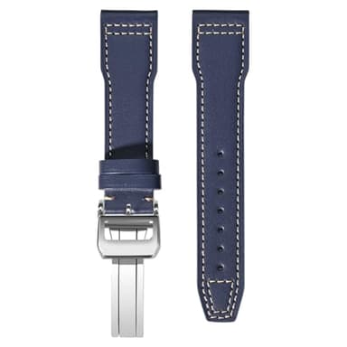 Tyogeephy Kompatibel mit Armband IWC Pilot Portugieser Portofino, 20MM 21mm 22mm Weiches Lederband