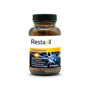 Restaxil® Magnesium [60 Stück] – Premium-Magnesium-Komplex mit Magnesiumbisglycinat, Citrat & Oxid – vegan, gluten- & laktosefrei, in Deutschland hergestellt