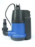 CHM GmbH® Tauchpumpe 750 Watt Flachsaugpumpe integrierter automatischer Schwimmer, 12.500 L/h Poolpumpe Kellerpumpe