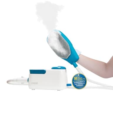 Livington SteamTouch - ergonomischer Handdampfreiniger - Dampfreiniger Handgerät gegen Schmutz, Gerüche, Keime, Bakterien - Reinigung für Küche, Bad, Polster - Steam Cleaner für hygienische Sauberkeit