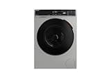 SHARP ES-PRO214SA-DE Waschmaschine Frontlader, 12kg, 1400U/min, Smarte Bedienung durch Veezy App, Dampffunktion, Inverter, 15 Programme, AquaStop, Silber