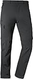 Schöffel Herren Pants Koper1 Zip Off, flexible Herren Hose mit Zip-Off Funktion, schnell trocknende und kühlende Wanderhose aus 4-Wege-Stretch, asphalt, 52