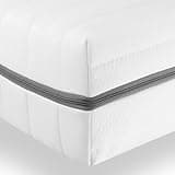 Sleepneo Matratze 120x200 cm - Ergonomische 7 Zonen Kaltschaummatratze Höhe 18cm - 2in1 Matratzen Härtegrad H2 & H3 - Bequemer Atmungsaktiver Bezug mit 4-seitigem Reißverschluss