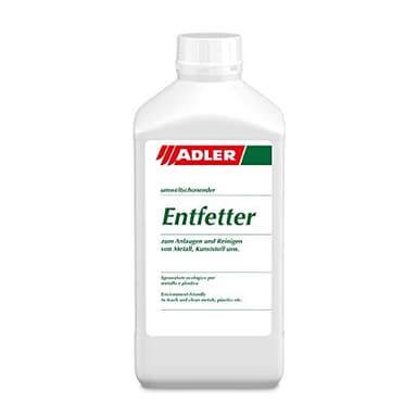 ADLER Entfetter - 1 L - Fettentferner, Reiniger und Anlauger auf Wasserbasis - Lösemittelfrei, enthält weder Säuren noch Phosphate und ist biologisch abbaubar