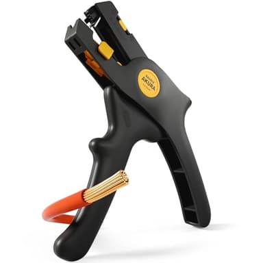 BAURIX® Abisolierzange automatisch – Abisolierwerkzeug mit Kabelschneider für Kabel 0,5–6 mm² – Für Elektroinstallation, Elektriker & DIY – AKURA